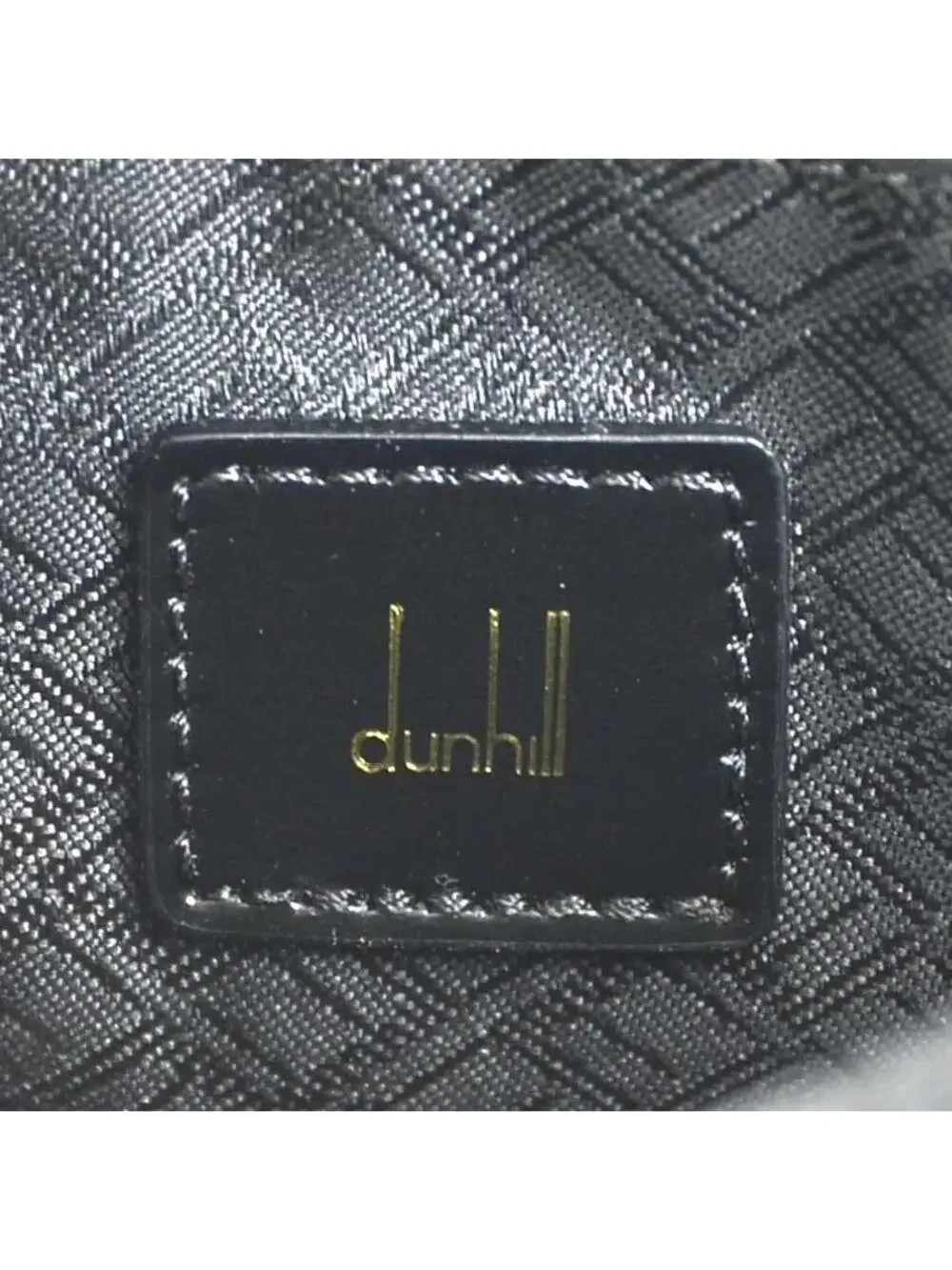Auth Dunhill Clutch Bag Black #308764D89B